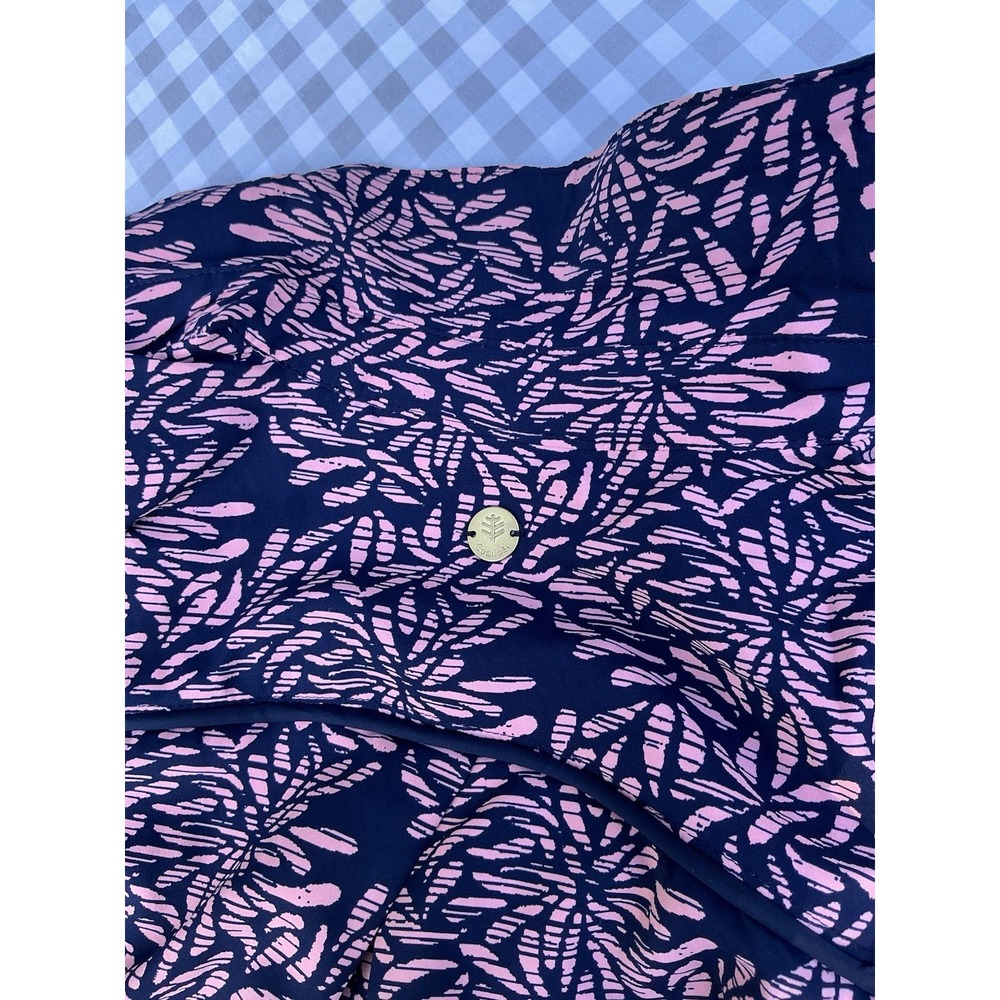 $109 Coolibar Women's Kitts Shirt Dress Size Small UPF‎ 50+ Floral Print - Picture 4 of 5